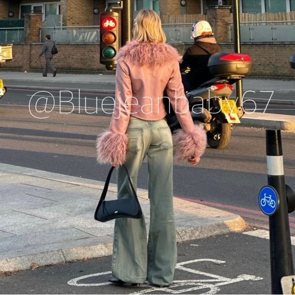 🚫 SOLD 🚫 Free People x Charlotte Simone Cropped Penny Faux Leather Jacket 💞 - Picture 6 of 16